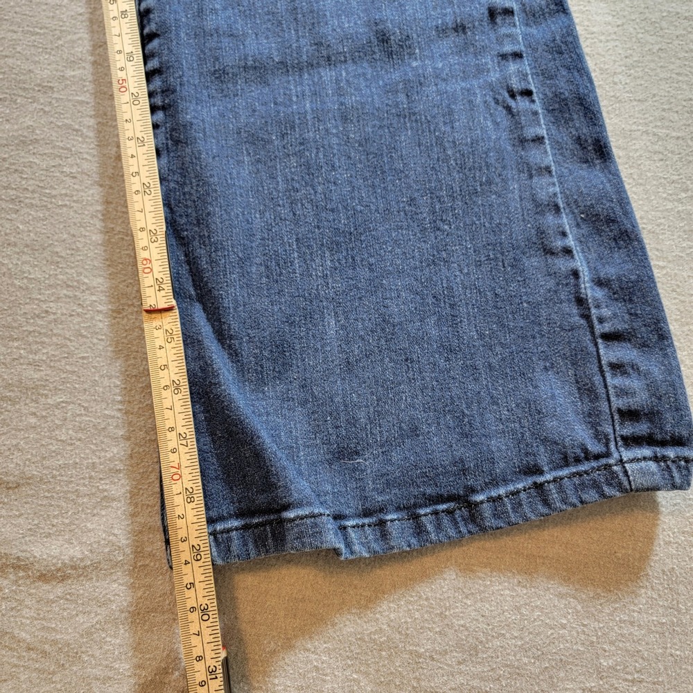 Dear John Denim Trousers Womens 31 Blue Good Flare Leg Stretch Jeans - Picture 9 of 11
